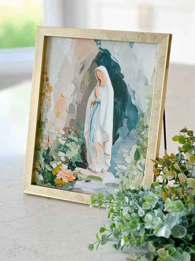Our Lady of Lourdes - Modern Art Print