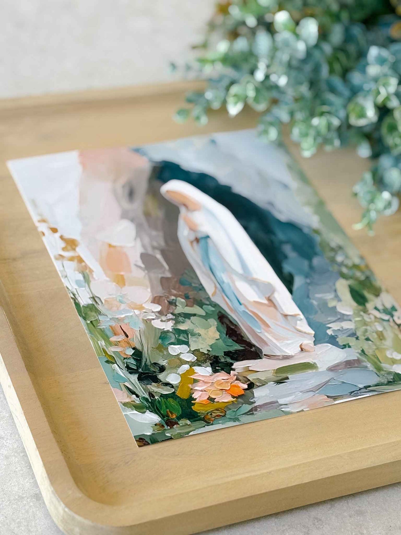 Our Lady of Lourdes - Modern Art Print