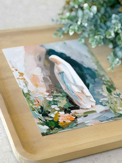 Our Lady of Lourdes - Modern Art Print