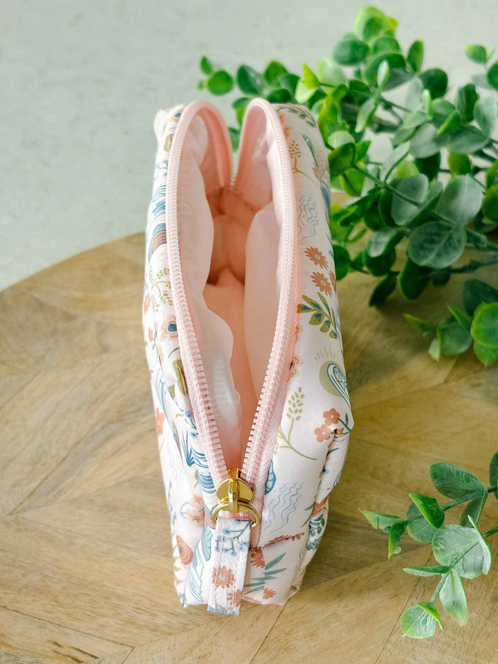Our Lady of Lourdes Puffer Pouch