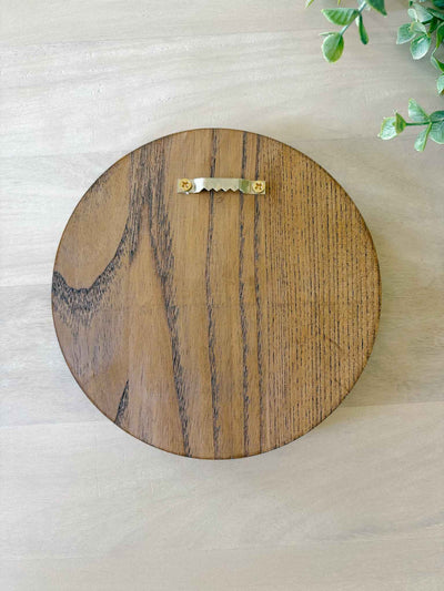 Our Lady of Lourdes Wooden Plaque