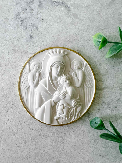 Our Lady of Perpetual Help Intaglio - Gold