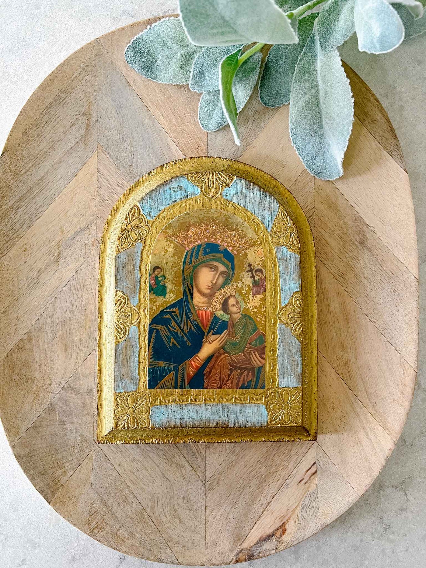 Our Lady of Perpetual Help - Petite Plaque