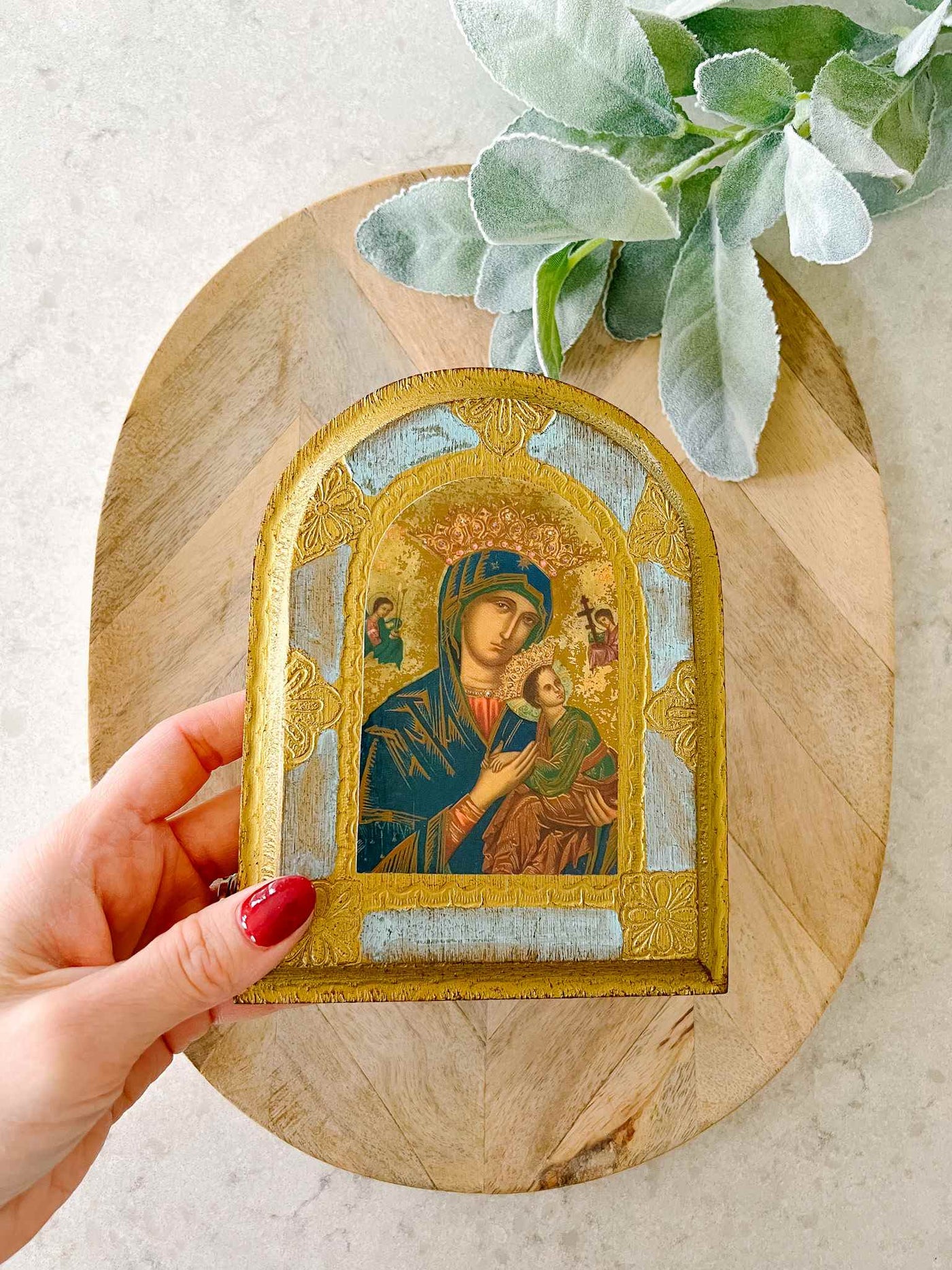 Our Lady of Perpetual Help - Petite Plaque