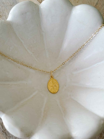 Petite Miraculous Medal Necklace