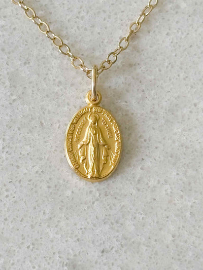 Petite Miraculous Medal Necklace