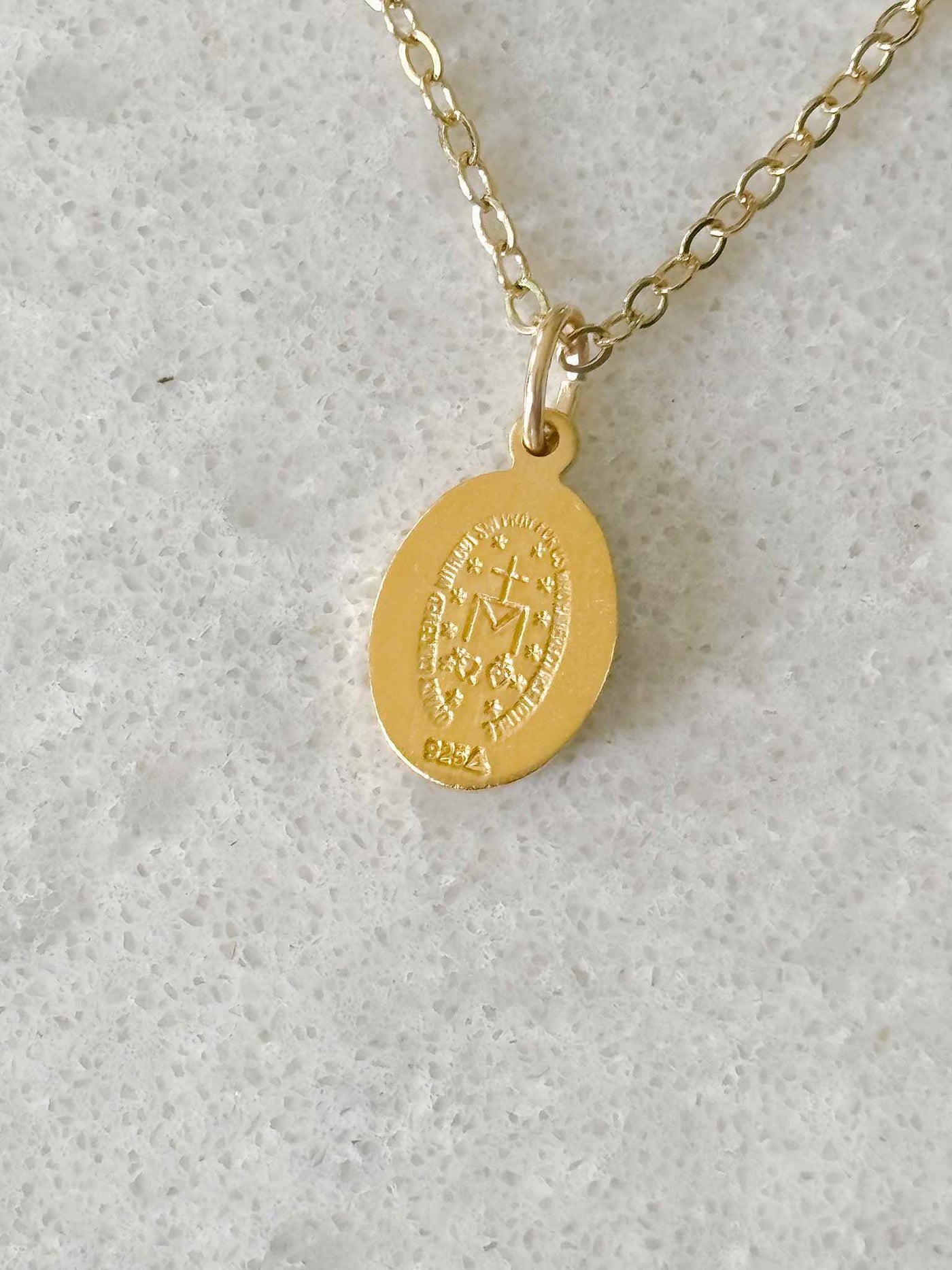 Petite Miraculous Medal Necklace