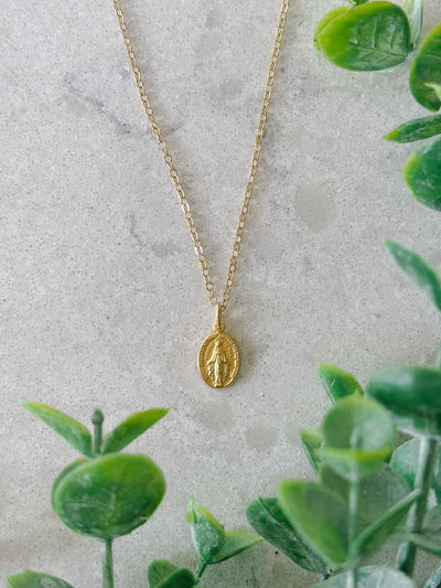 Petite Miraculous Medal Necklace