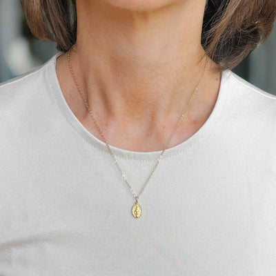 Petite Miraculous Medal Necklace