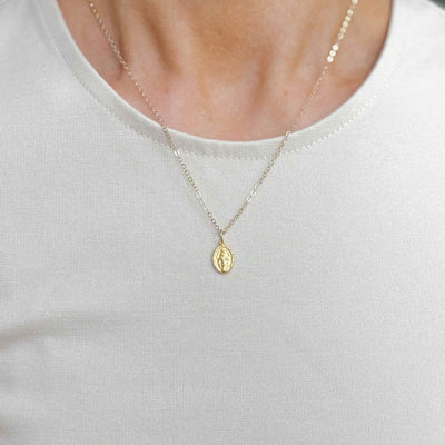 Petite Miraculous Medal Necklace
