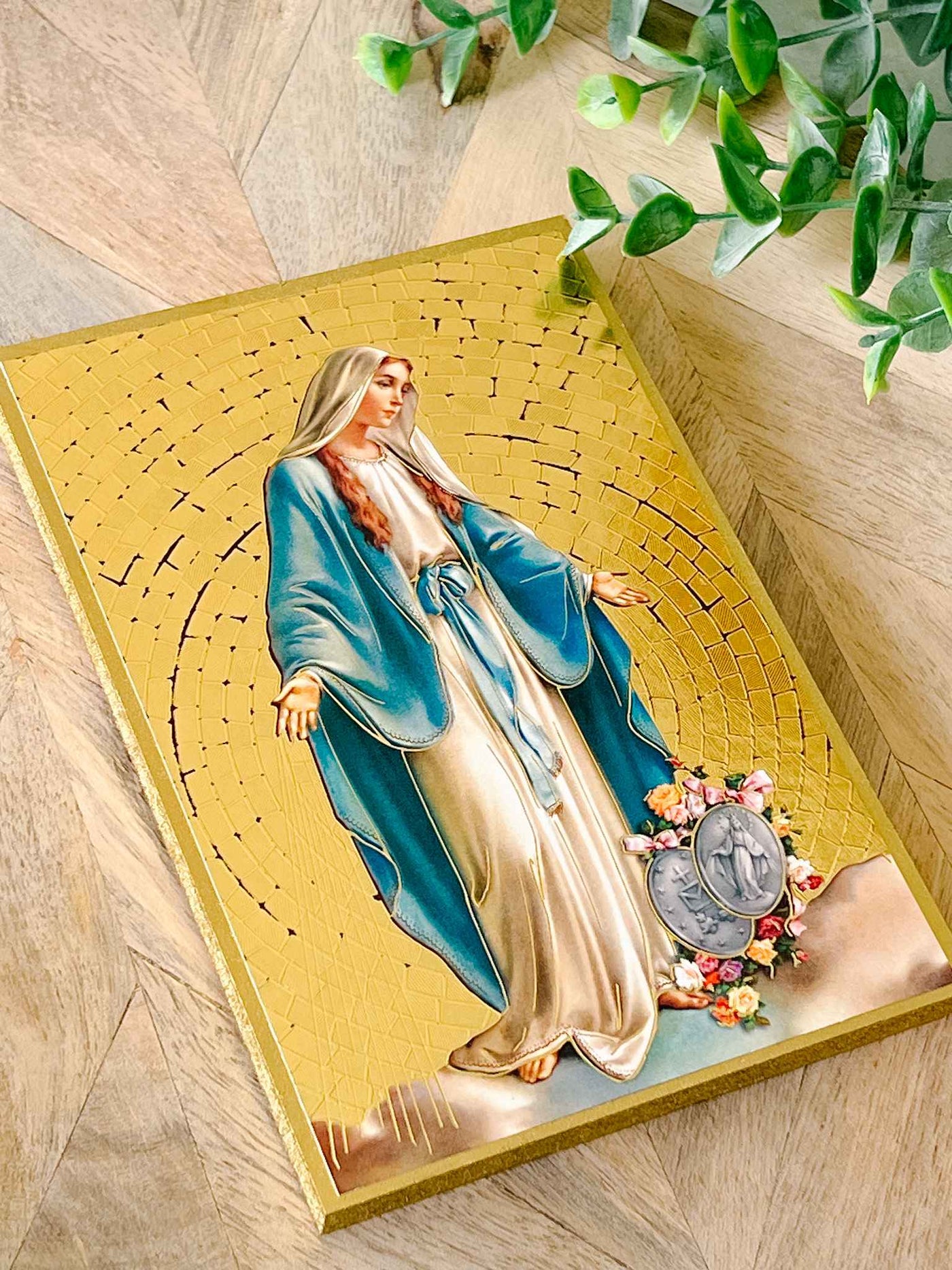 Petite Our Lady of Grace Plaque