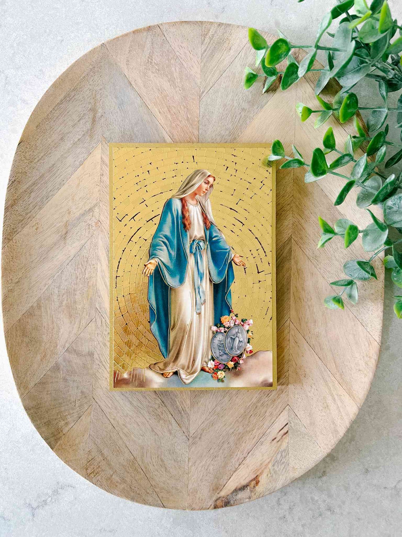 Petite Our Lady of Grace Plaque