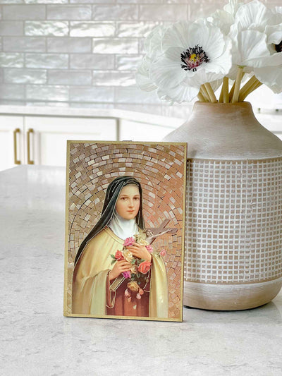 Petite St. Therese of Lisieux Plaque