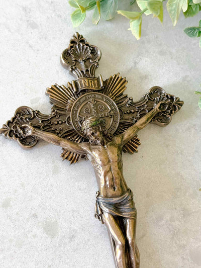 Petite St. Benedict Crucifx with Base