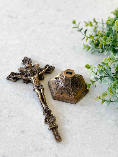 Petite St. Benedict Crucifx with Base