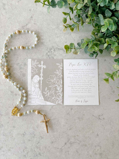 Pope Leo XIV Prayer Card