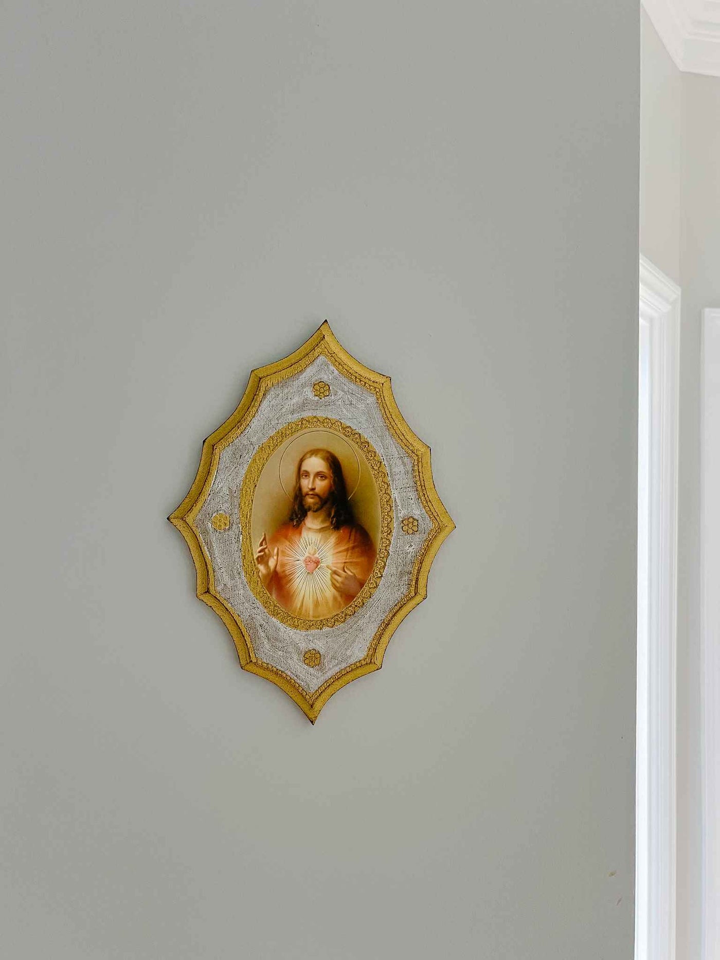 Sacred Heart of Jesus - Florentine Plaque