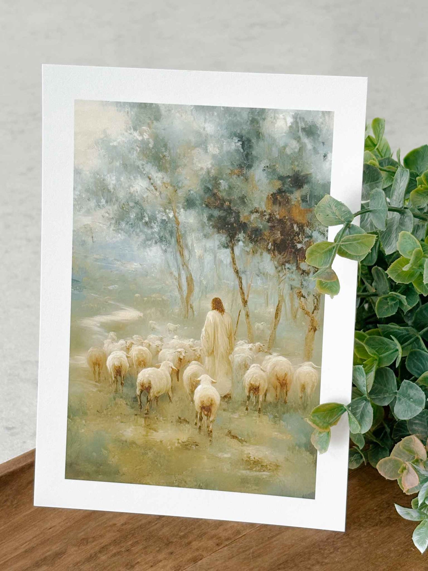 Safe in His Care - Print