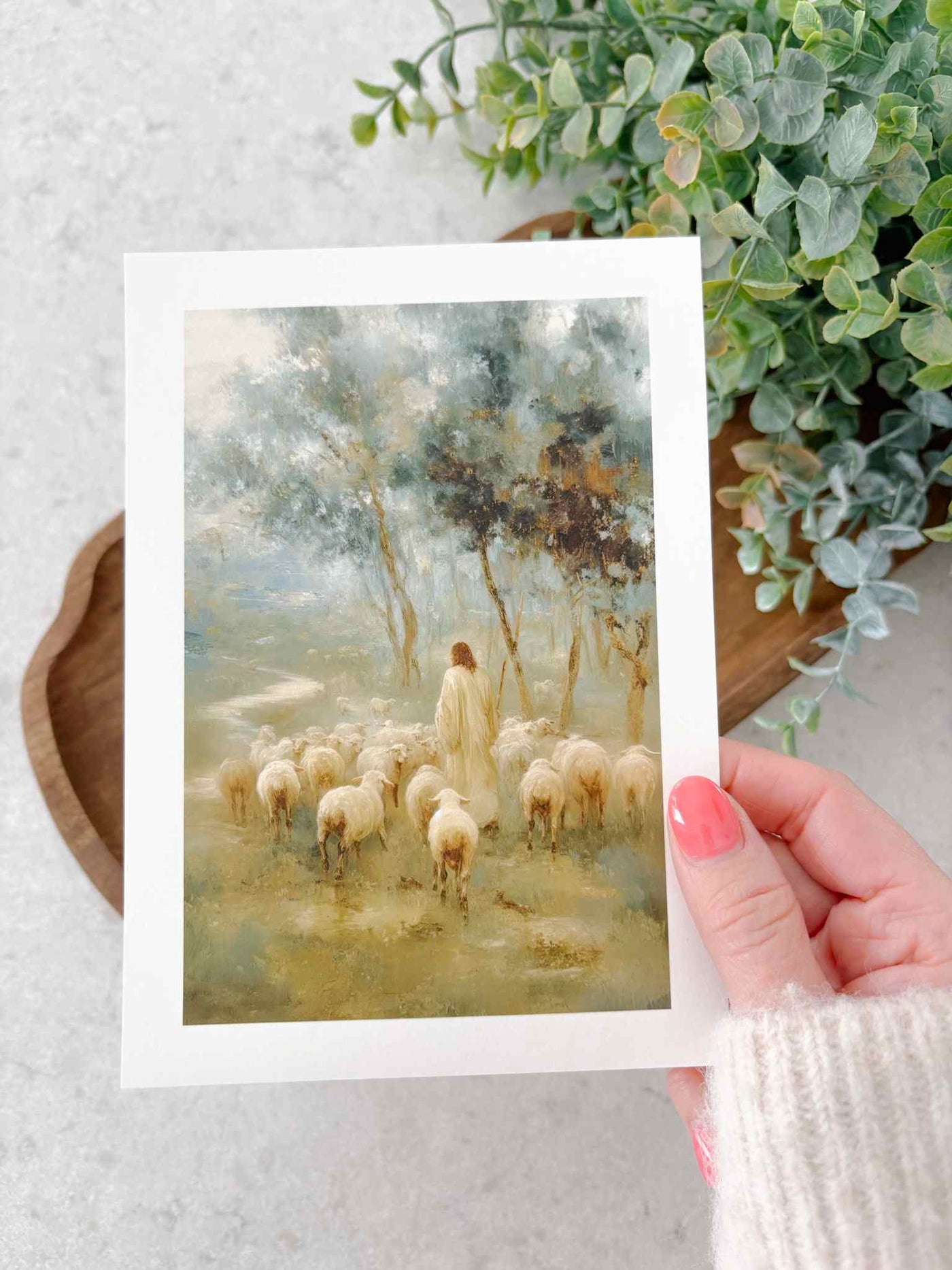 Safe in His Care - Print