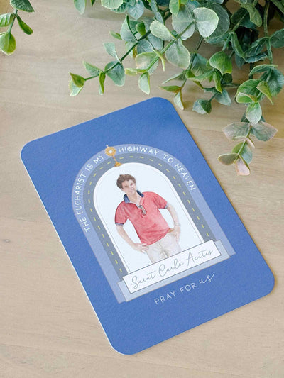 Saint Carlo Acutis Prayer Card