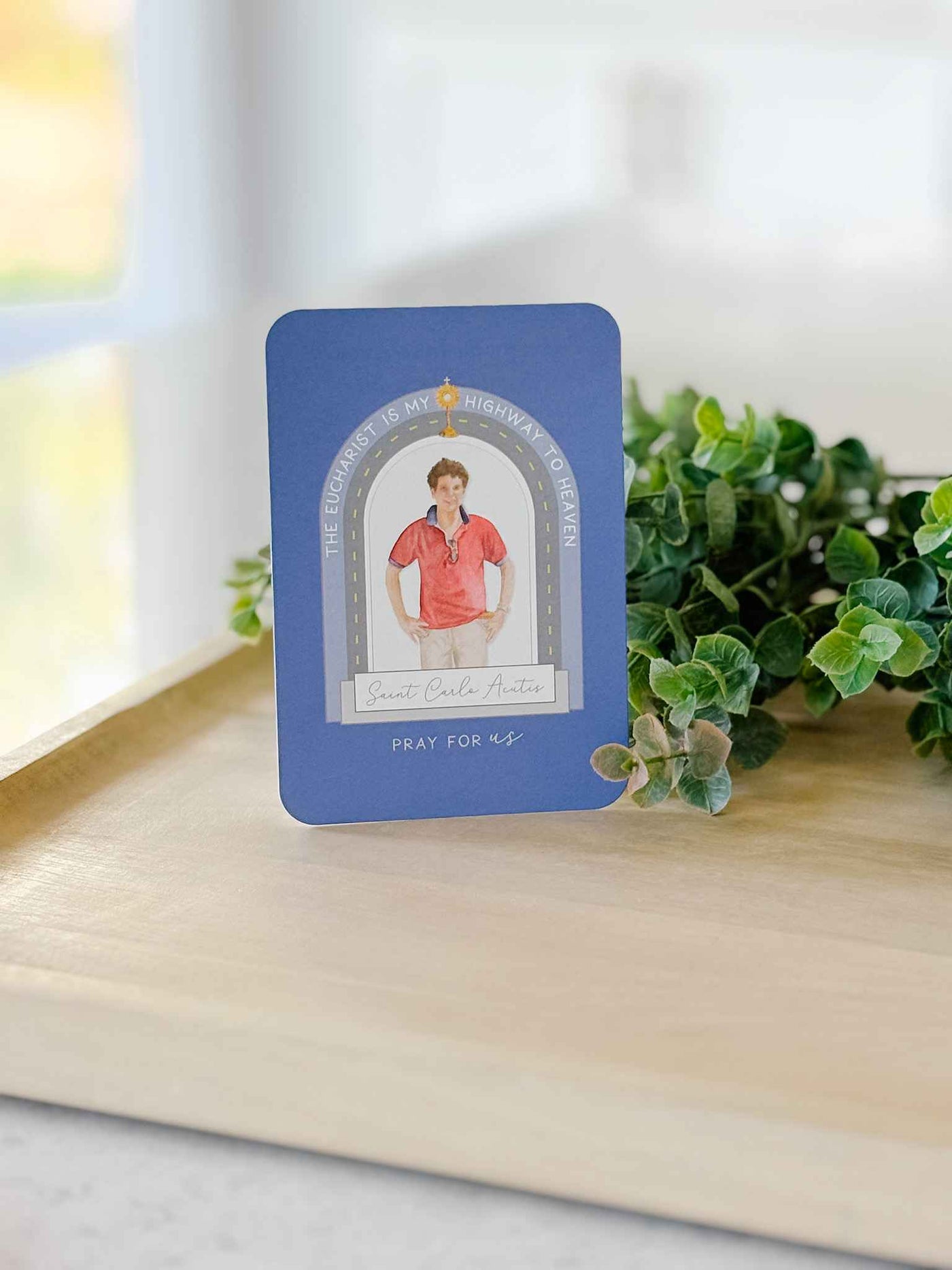 Saint Carlo Acutis Prayer Card