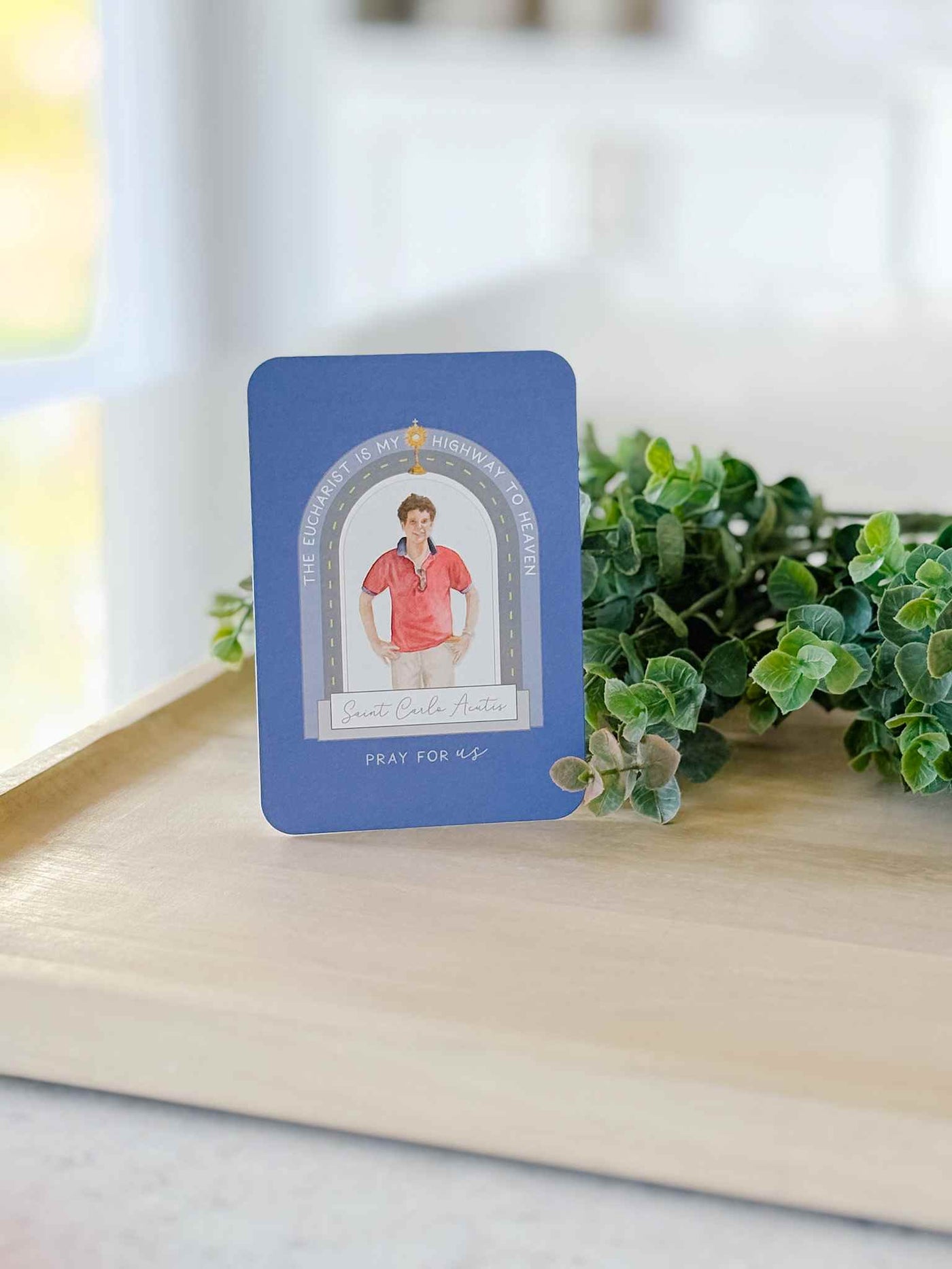 Saint Carlo Acutis Prayer Card