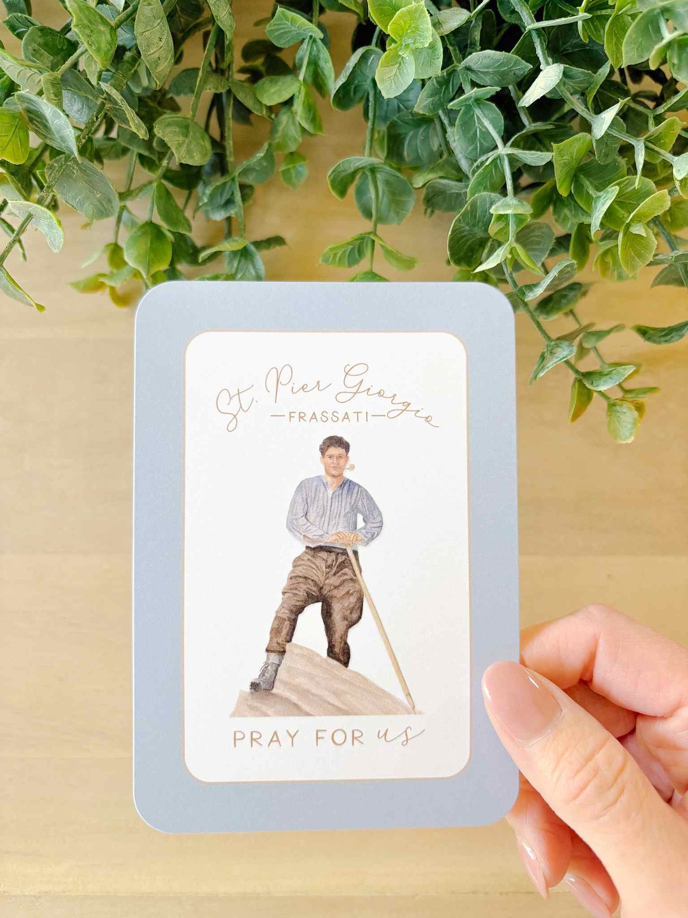 Saint Pier Giorgio Frassati Prayer Card
