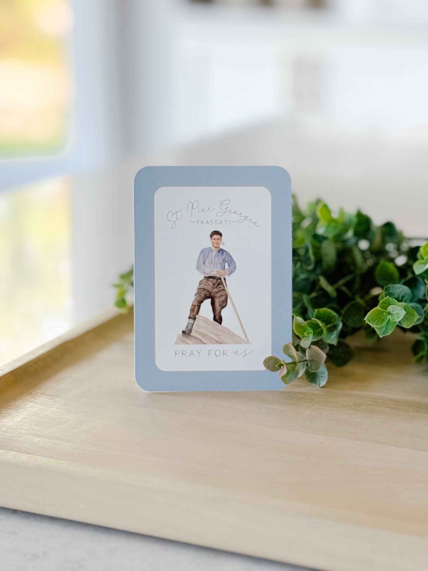 Saint Pier Giorgio Frassati Prayer Card