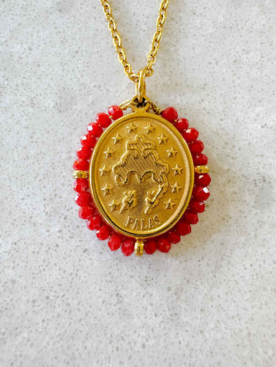 Santa Maria Necklace - Red
