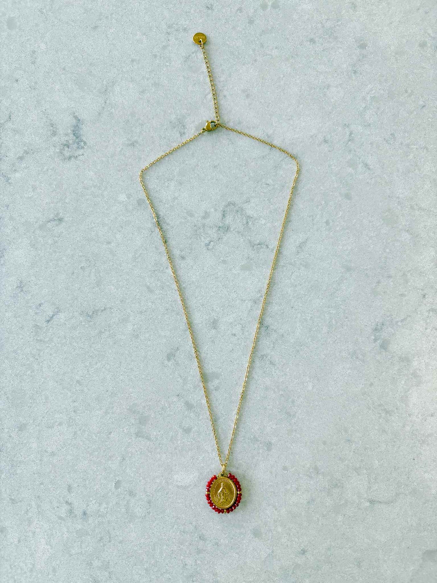 Santa Maria Necklace - Red