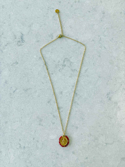 Santa Maria Necklace - Red