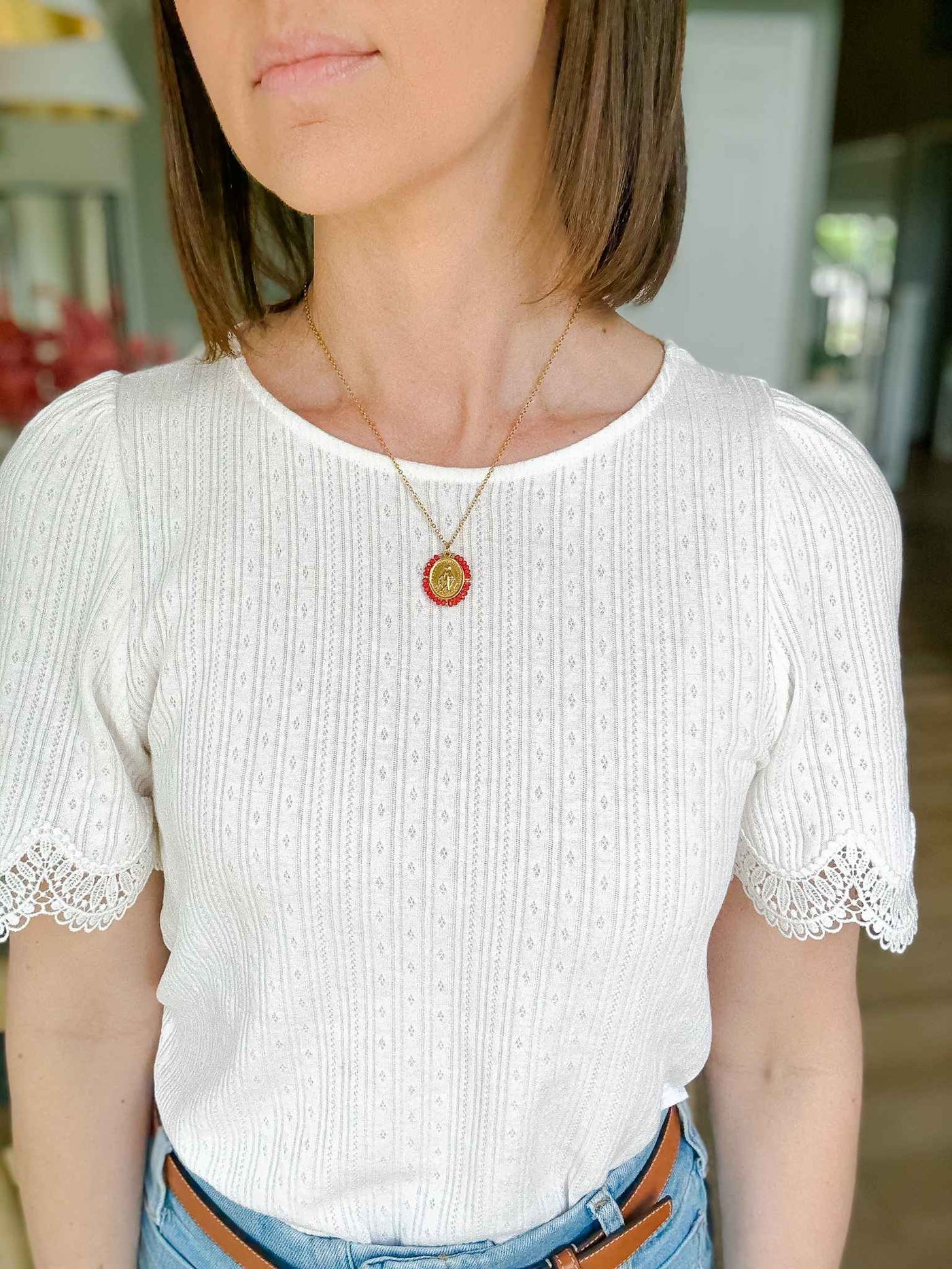 Santa Maria Necklace - Red