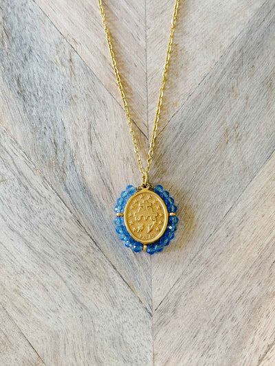 Santa Maria Necklace - Sky Blue