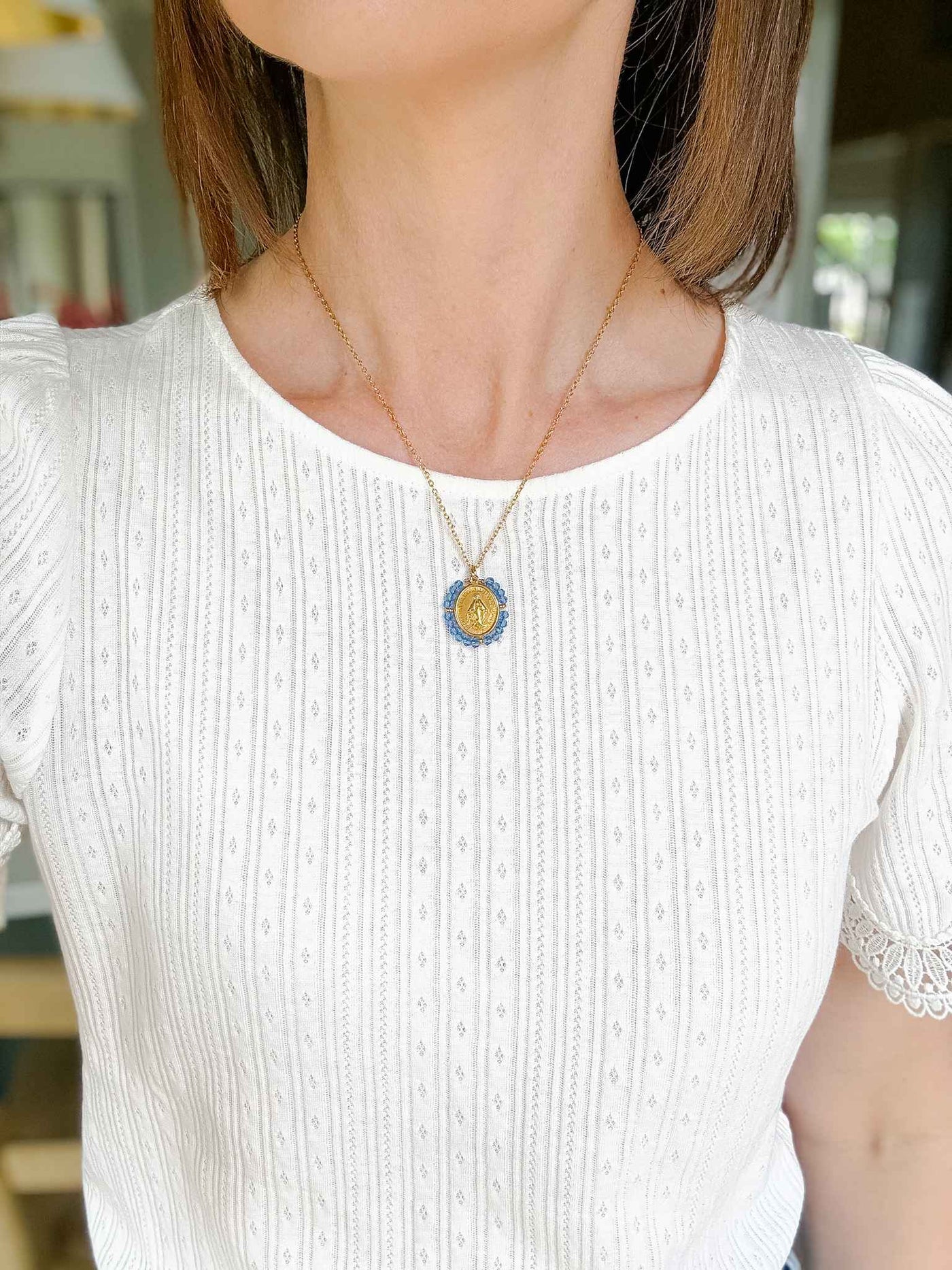 Santa Maria Necklace - Sky Blue