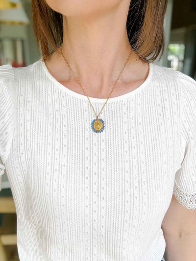 Santa Maria Necklace - Sky Blue