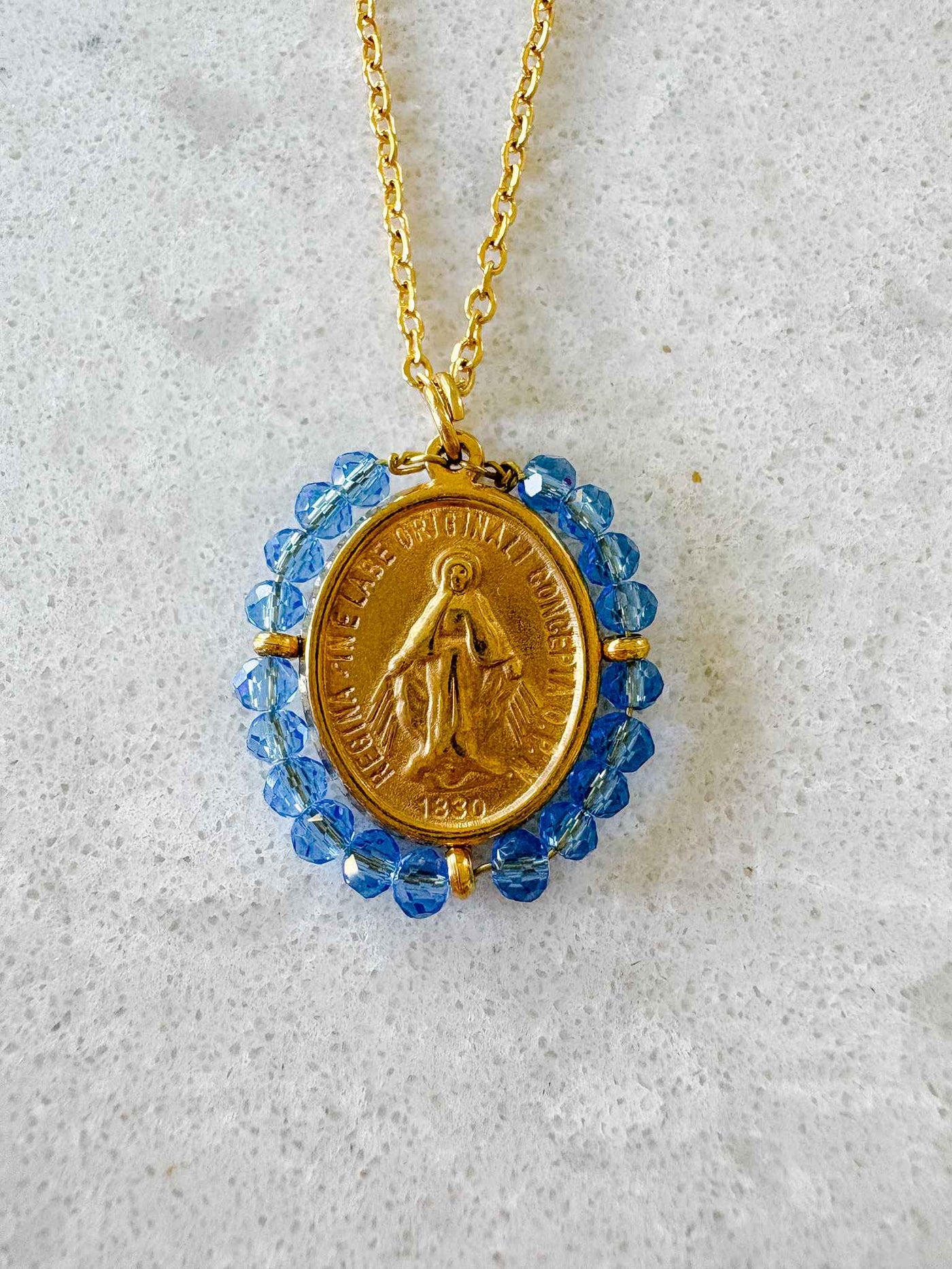 Santa Maria Necklace - Sky Blue