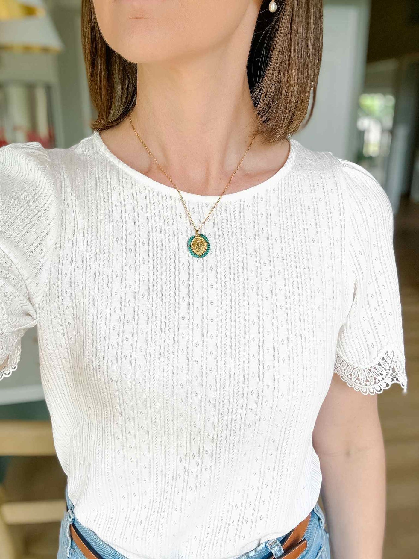 Santa Maria Precious Necklace - Tiffany Green