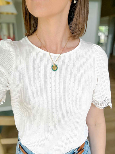 Santa Maria Precious Necklace - Tiffany Green