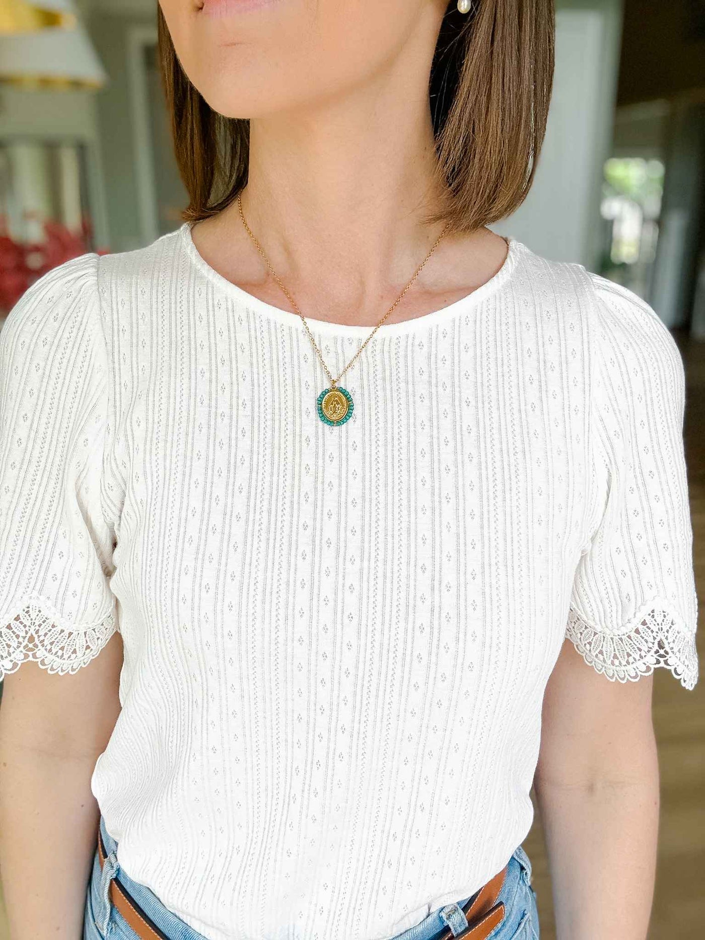 Santa Maria Precious Necklace - Tiffany Green