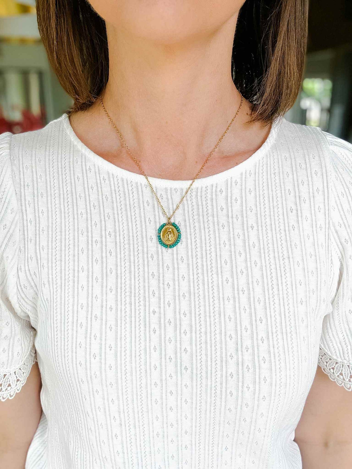 Santa Maria Precious Necklace - Tiffany Green