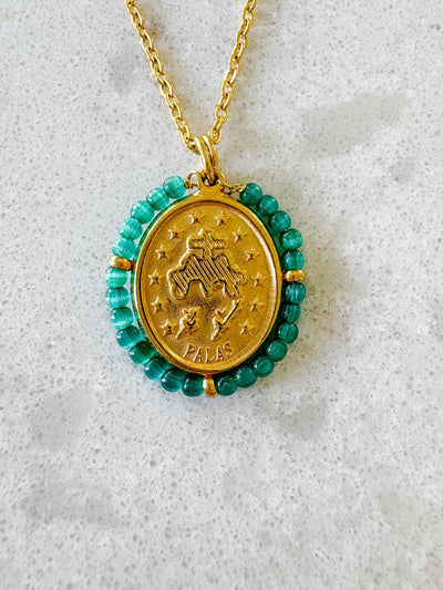 Santa Maria Precious Necklace - Tiffany Green