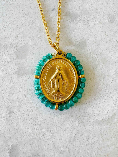 Santa Maria Precious Necklace - Tiffany Green