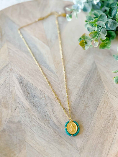 Santa Maria Precious Necklace - Tiffany Green