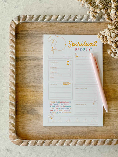 Spiritual To Do List - Notepad