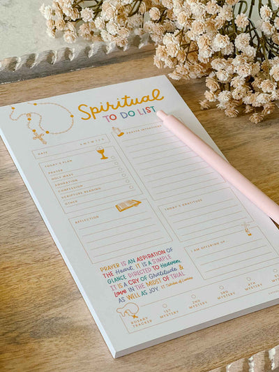 Spiritual To Do List - Notepad