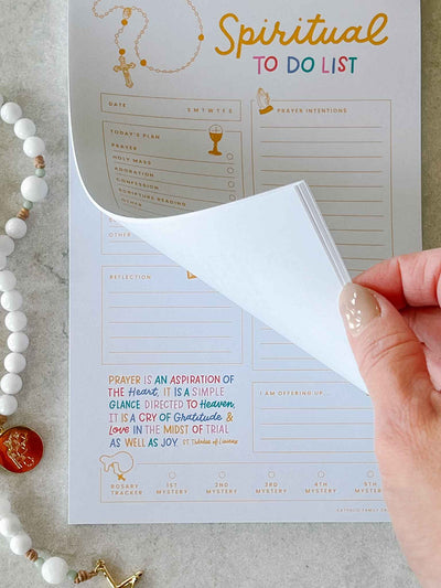 Spiritual To Do List - Notepad