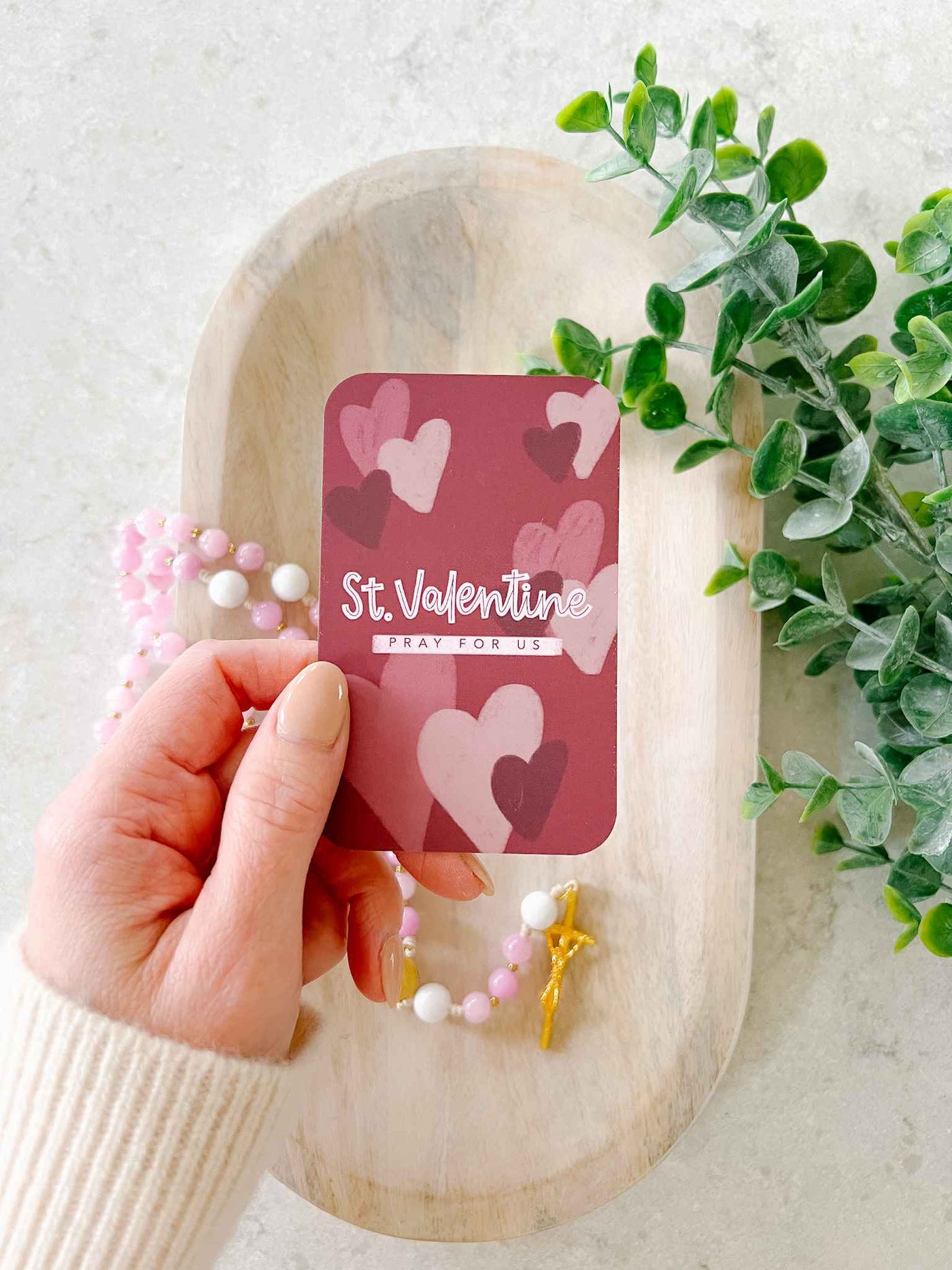 St. Valentine Prayer Card
