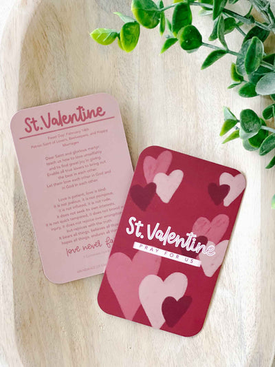 St. Valentine Prayer Card