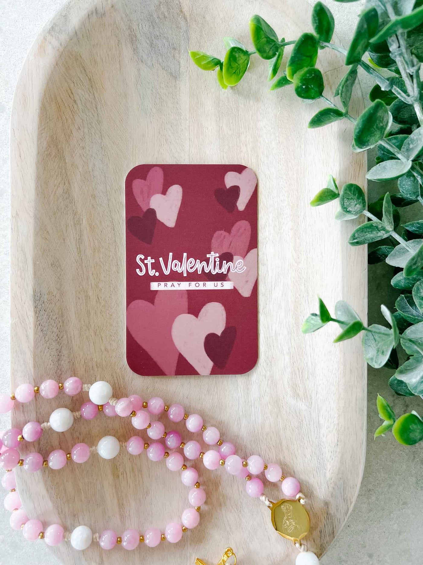 St. Valentine Prayer Card