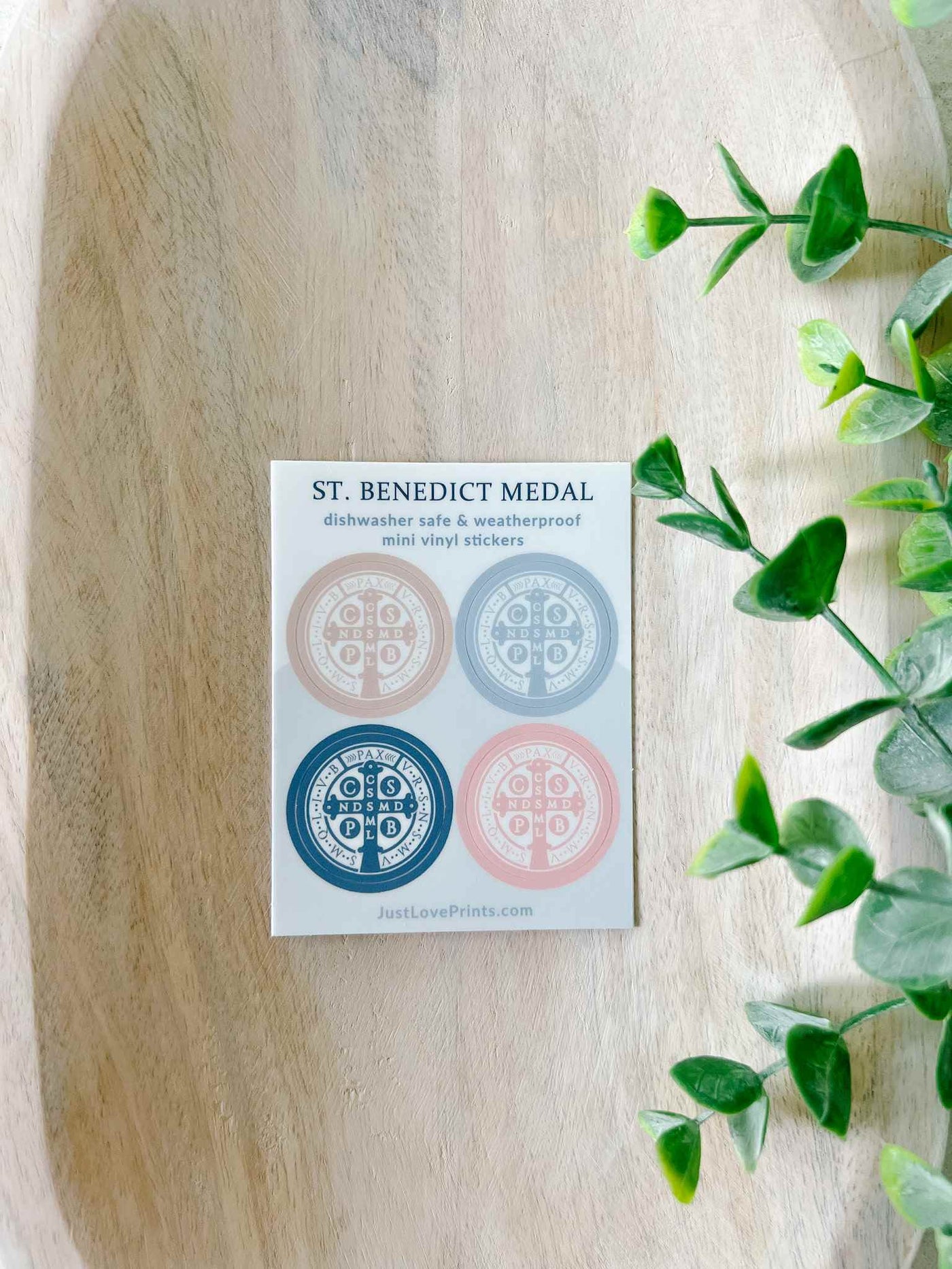 St. Benedict Medal - Sticker Set